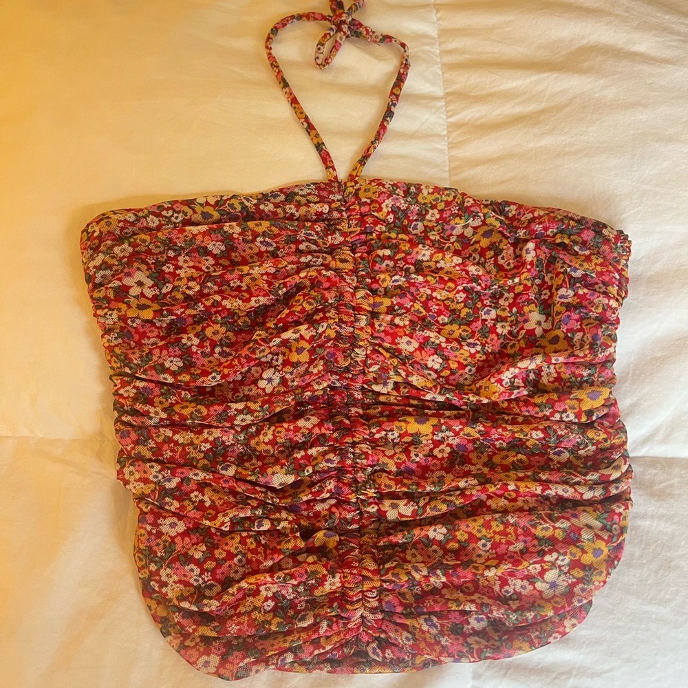 Urban Outfitters Floral Halter Top